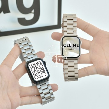 情侶小眾 簡約 高級感 不鏽鋼磁吸錶帶 金屬錶帶 適用 Apple Watch 11 10 9 8 SE 蘋果手錶錶帶