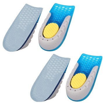 Shubrick 優質半墊增高矽膠鞋墊  2.5cm  藍色  2雙