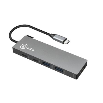 aibo Type-C鋁合金五合一影音擴充器/CA-USBC-G5