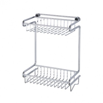 DAY&DAY 不鏽鋼雙層置物架-窄版(扁型線條) (ST3268-2S)