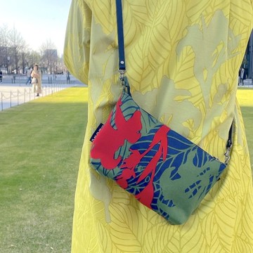 迷你斜背包 | 美人蕉 | 希望 | 紅綠配色