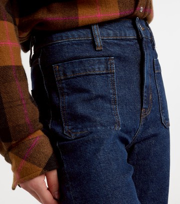 Frame Refined high-rise wide-leg jeans