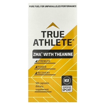 True Athlete, 含茶氨酸的 ZMA®，180 粒膠囊