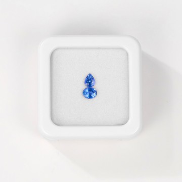 藍寶石配石組合五路財神單色3號藍葫蘆矢車菊藍攔胡麻將財神五行