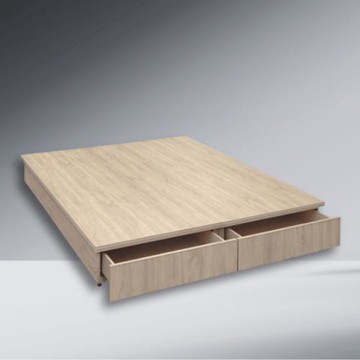 《新之森林》尾二抽屜款收納床底雙人加大6尺(四色可選)