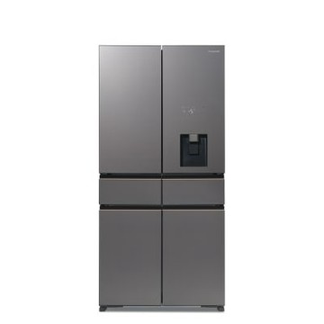 Panasonic 國際牌 四門 650L 無邊框霧面玻璃 變頻電冰箱 極緻灰 NR-F651PG-H1