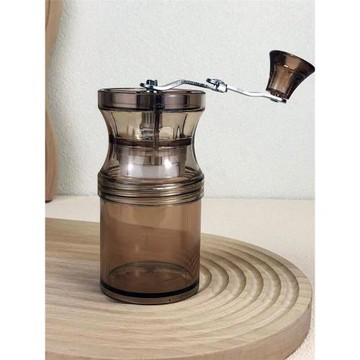 手搖磨豆機迷你可水洗戶外意式亞克力手沖咖啡器具手動便攜研磨器