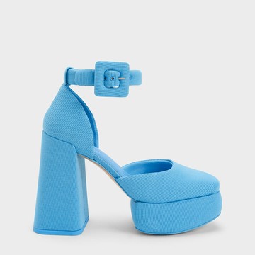 Sinead 方釦繞踝高跟鞋