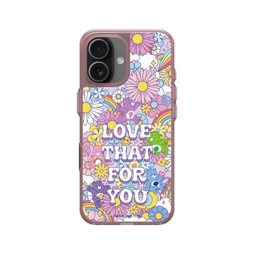 iPhone 17 Clear (相機按鈕) 晶醺玫 - Care Bears - Love That For You