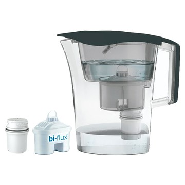 LAICA 萊卡 除菌生飲濾水壺 2.8L + 除菌濾芯  星鑽黑  1套