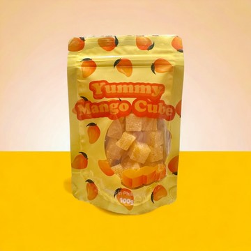 🔥現貨🔥空運回台 🇵🇭菲律賓 yummy mango cube 🥭芒果軟糖 100g