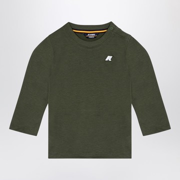 Dark green cotton Elmette T-shirt