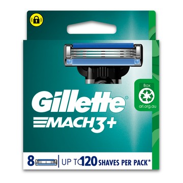 Gillette Mach3 鋒速系列刮鬍刀頭 8刀俎