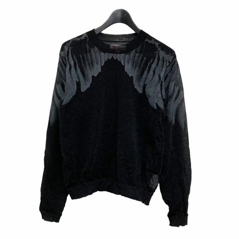 トップス masu 24SS CLEAR ANGEL WING SWEATER MASU(エムエーエスユー)のCLEAR ANGEL WING SWEATER CLEAR WHITEの通販