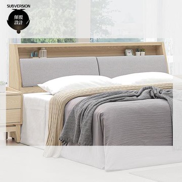 【顛覆設計】伊利喬貓抓皮靠枕床頭箱(雙大6尺)