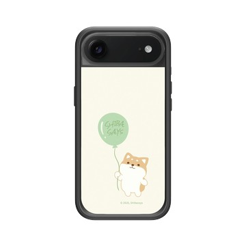 iPhone Air Mod NX -邊框背蓋組合 (相機按鈕) 黑 - 柴語錄 Shiba Says - 氣球版