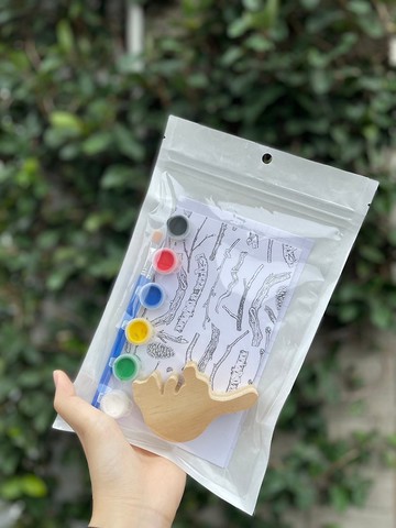 球球貓-彩繪積木DIY材料包