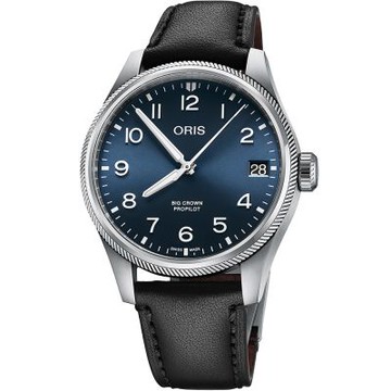 Oris豪利時 Big Crown ProPilot Date 大日期機械錶 1212購物節 送禮推薦-41mm 0175177614065-0762008LC