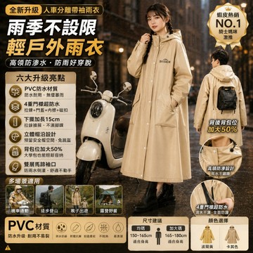超級新品韓印超級新品雨衣 新升級風衣式雨衣 一件式雨衣多功能雨衣 斗篷雨衣 加長加大雨衣 機車雨衣 連身雨衣戶外旅行雨衣