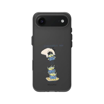 iPhone Air Clear (相機按鈕) 酷墨灰 - 迪士尼-玩具總動員 Toy Story - 三眼怪疊疊樂玩具