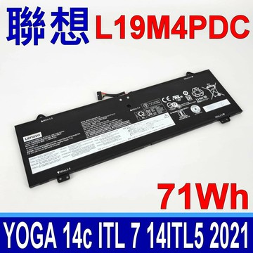 LENOVO L19M4PDC 聯想電池 L19C4PDC L19L4PDC SB10Z26481 SB10Z26483 5B10Z26479 Yoga 14c ITL 2021 Yoga 7 14ITL5