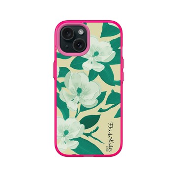 iPhone 15 Clear 粉漾桃 - Frida Kahlo - 溫柔