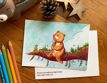The bear necessities 明信片