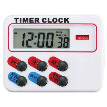 BK-726 電子式正倒數計時器  白色  1個