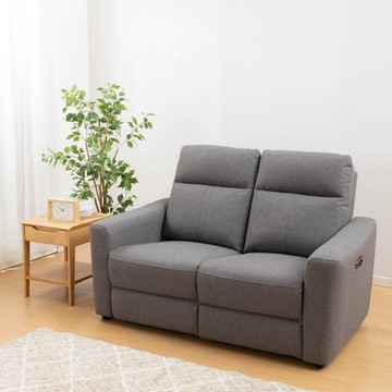 ◎耐磨耐刮 防潑水貓抓布 布質2人用電動沙發 電動可躺式沙發 UM01 N-S布 AQ-MGY NITORI宜得利家居