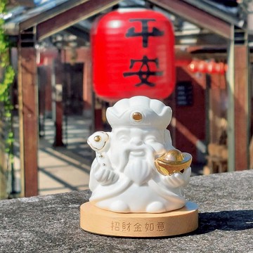 【不垢】土地公招財開運光明燈(擺飾) (行邑)