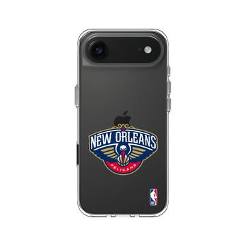 iPhone Air Clear Case（相機按鈕） 透明 - NBA - Logo-新奧爾良鵜鶘 New Orleans Pelicans