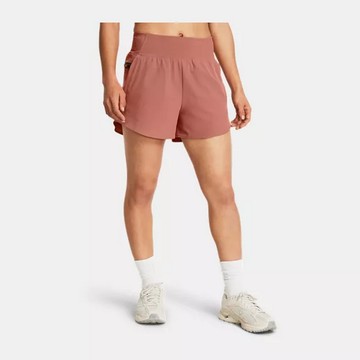 【UNDER ARMOUR】Vanish 短褲 女 紅色-1377555-696