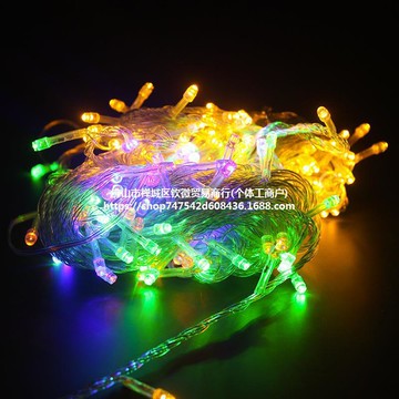 LED舞台燈 光束燈 酒吧燈 舞台射燈熱銷戶外防水銅絲彩燈 滿天星圣誕婚慶裝飾燈酒吧銅線彩燈串燈