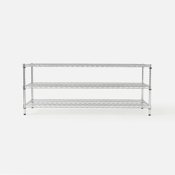 特力屋重型鍍鉻三層架寬152*深60*高60公分