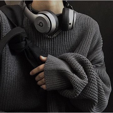 毛衣男寬松慵懶2022秋冬季加厚針織衫韓版潮流ins港風個性毛線衣