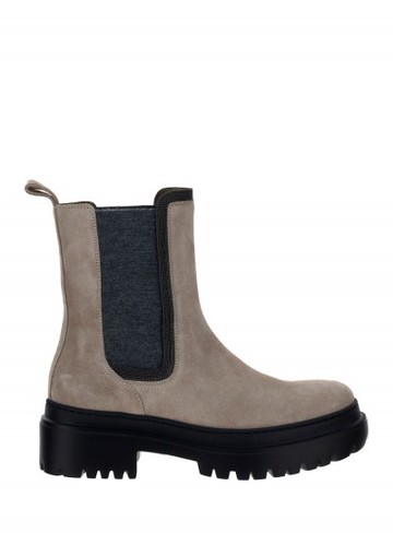 Brunello Cucinelli - Chelsea Ankle Boots - Womens - Brown