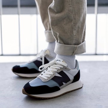 滿額↘現折$100】【NEW BALANCE】NB237 男鞋女鞋休閒鞋復古鞋黑藍米白