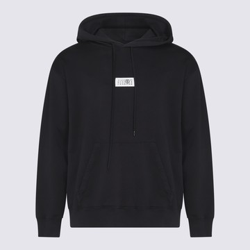 MM6 Maison Margiela Black Cotton Sweatshirt