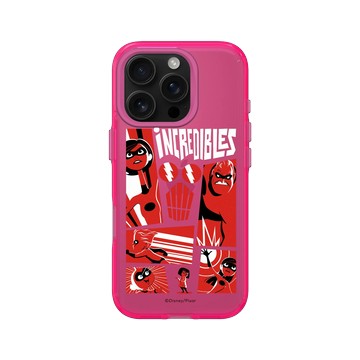 iPhone 16 Pro Clear 粉漾桃 - 迪士尼-皮克斯 PIXAR - 超人特攻隊出動