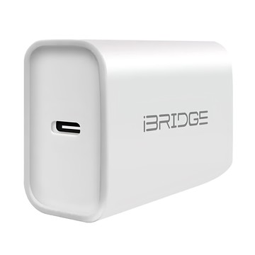 iBRIDGE PD3.0 20W 極輕量急速快充充電器，多重保護設計  IBC006  1個