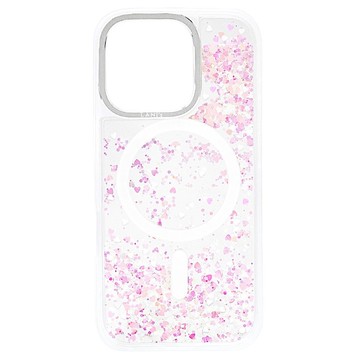 純色流沙－滿滿愛心防摔殼 磁吸版 iPhone 16 15 Pro Max Plus