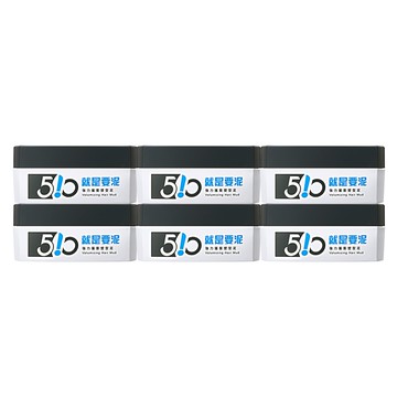 510就是要泥-強力蓬髮塑型泥(升級版)80g*6入