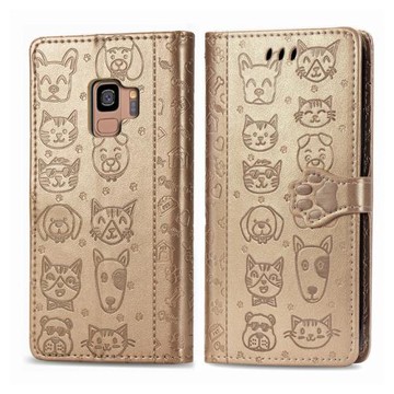 適用于三星s9手機殼翻蓋s9+電話殼皮套s9plus全包邊硅膠殼可愛女