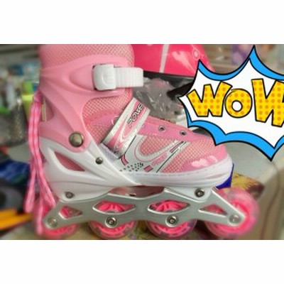 インラインスケート ローラーブレード セット 子供 ジュニア用 ウィールが光る 9点セット ローラースケート 通販 Lineポイント最大get Lineショッピング