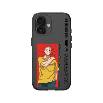 iPhone 16 Clear (相機按鈕) 酷墨灰 - Sakamoto Days - 坂本太郎