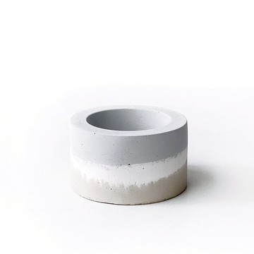 (現貨) 奶茶系列 | 小圓形三色不規則漸層水泥盆器