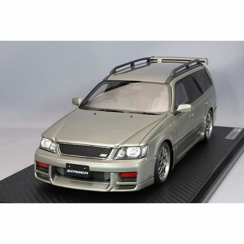 ミニカー/完成品 イグニッションモデル 1/18 日産 ステージア 260RS WGNC34 シルバー/BBS RG-Rタイプ18インチ  ガンメタリック | LINEショッピング