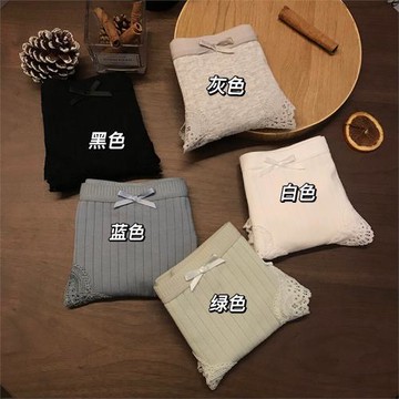 內褲女士純棉夏季薄款全棉抗菌透氣中腰無痕大碼日系少女三角褲頭