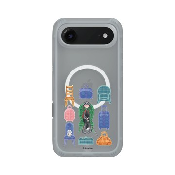 iPhone Air AirX 流變灰 - 幾米 Jimmy Liao - 地下鐵-行李森林