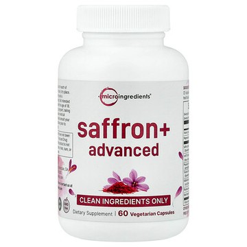 Micro Ingredients, 高級番紅花，60 粒素食膠囊